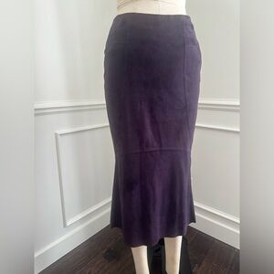 Stunning Dolce & Gabanna goat suede, pencil skirt.
